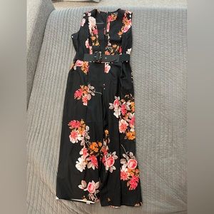 Floral print jumpsuit
